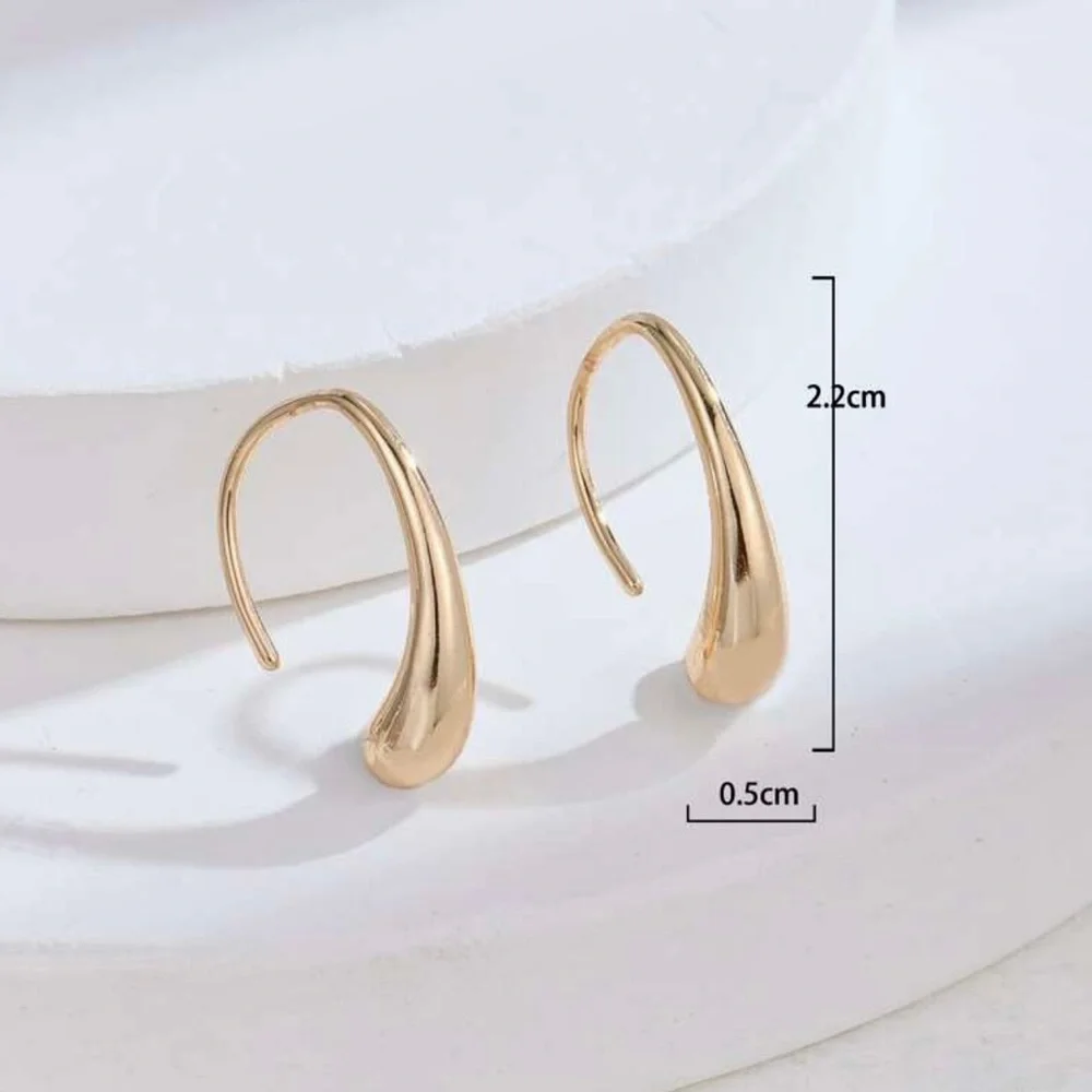 14k Gold plated earrings.NWOT - Picture 4 of 4